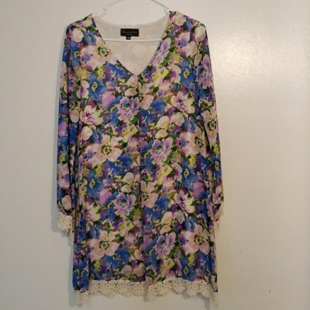 Savannah Rae Floral Long Sleeve Dress